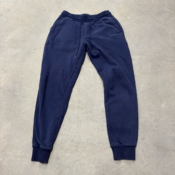 Hurley‎ Joggers Mens Size Small Blue Fleece Relaxed Fit Jogger Pants Soft Pants - Picture 1 of 3